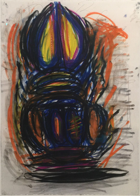 Judith Bernstein, Dick in a Head, 2015