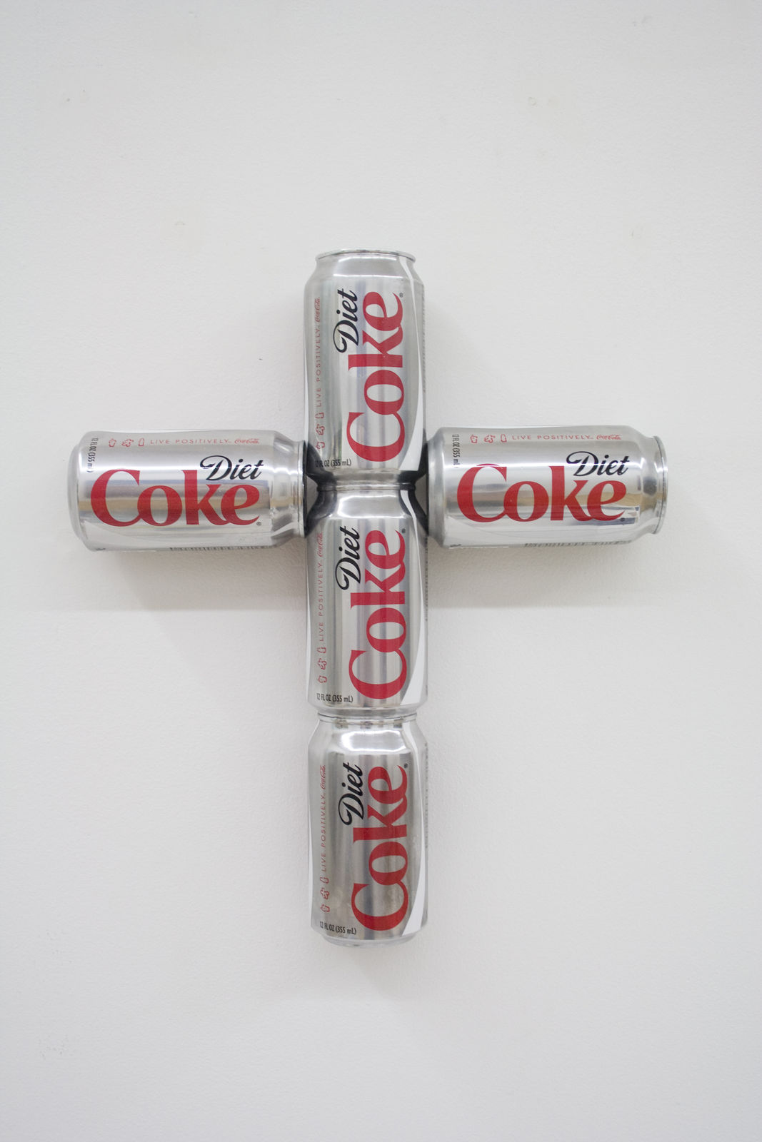 Tony Tasset, Coke Can Cross, 2009