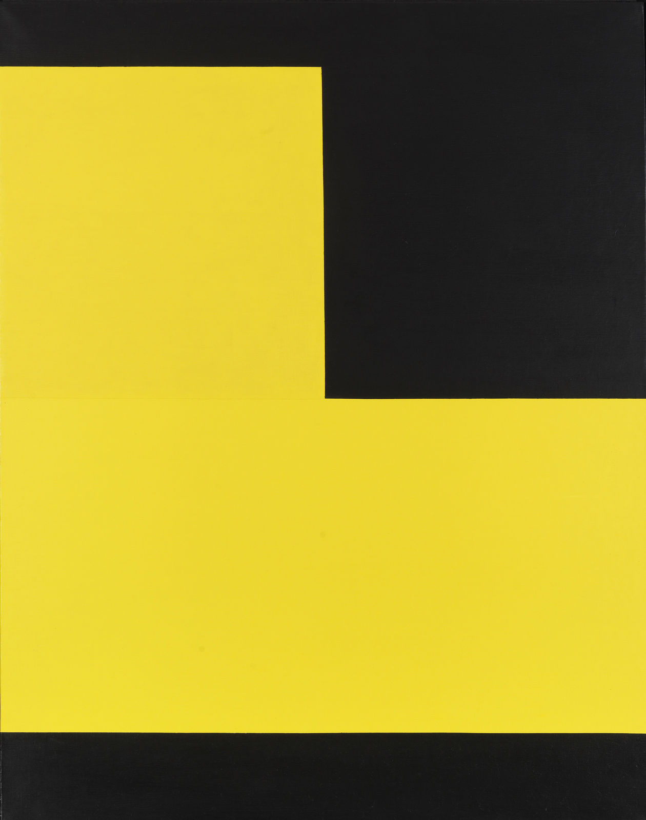 Aurélie Nemours, Tricinia (les angles noirs 26), 1982