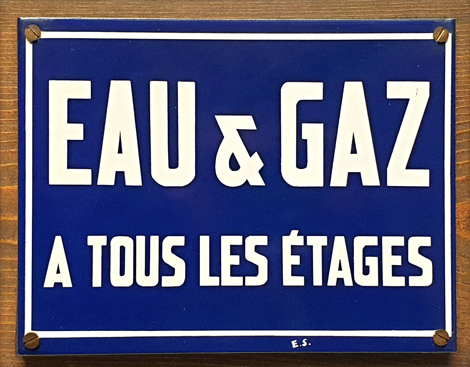 Elaine Sturtevant, Duchamp Eau and Gaz, 1970