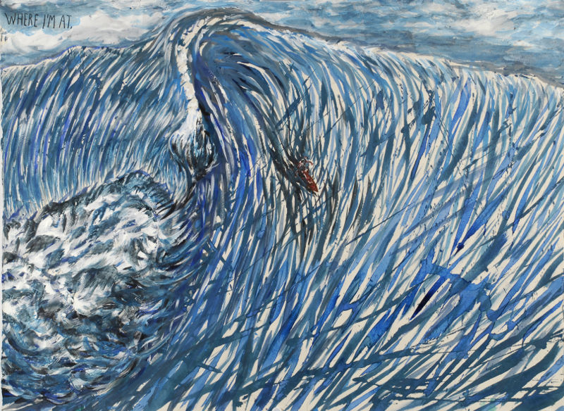 Raymond Pettibon, No Title (Where I'm at), 2003