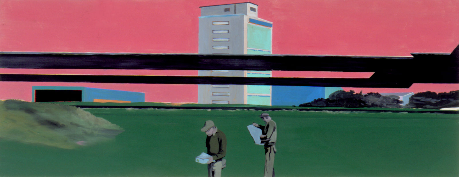 Eberhard Havekost, Messung der Radioaktivität am Ostbahnhof, 1996