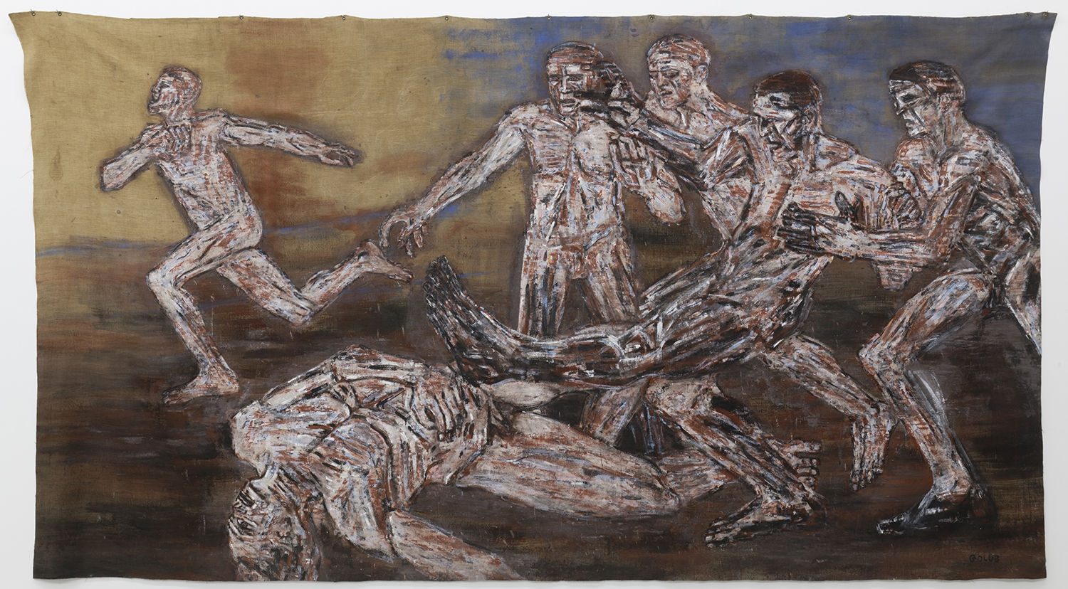 Leon Golub, Gigantomachy III, 1966