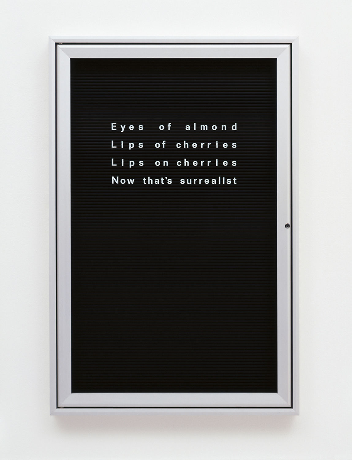 Bethan Huws, Untitled ('Eyes of Almond'), 2003