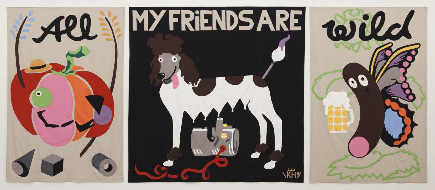 Kati Heck, Festplakat (All my friends are wild), 2019