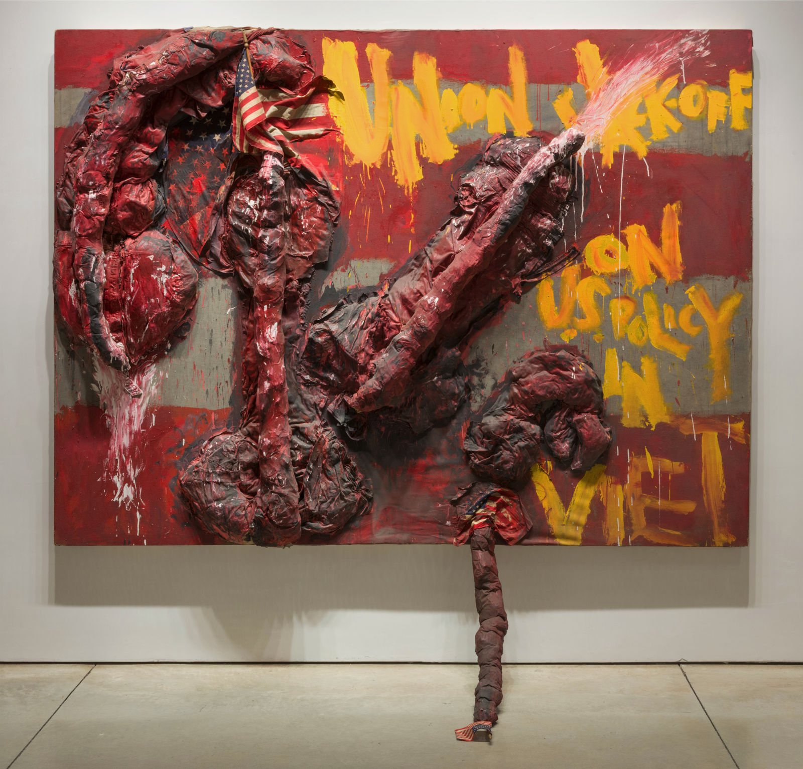 Judith Bernstein, Union Jack-Off, 1967