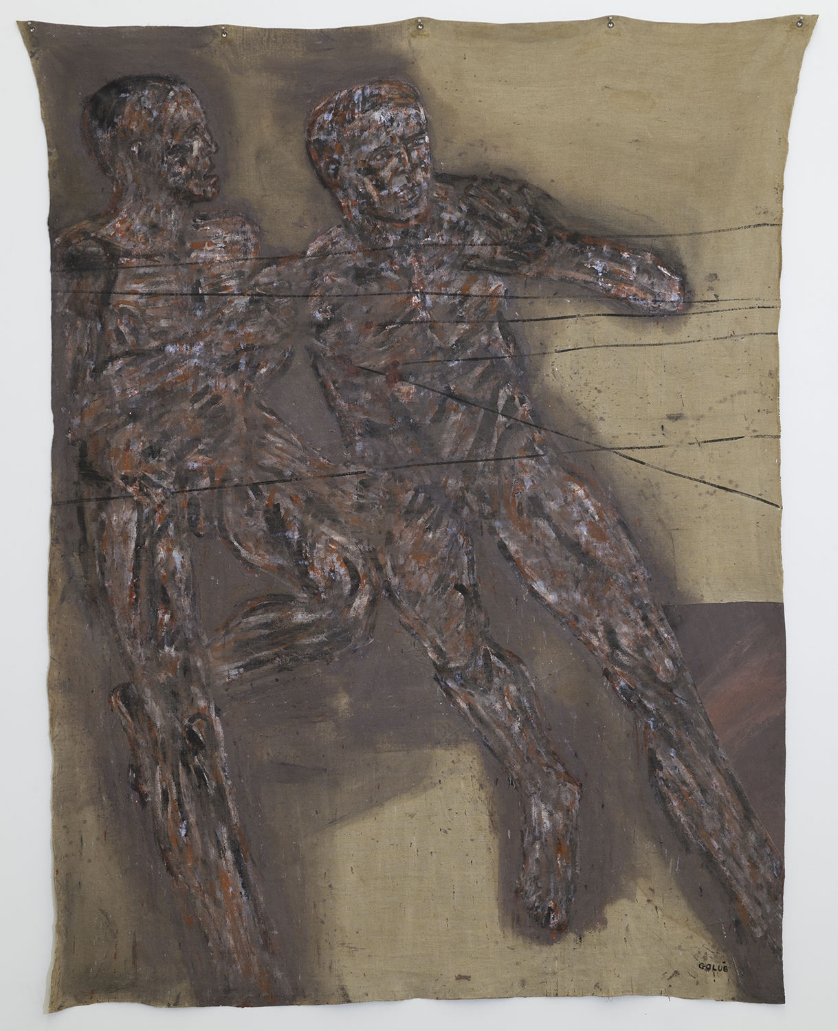 Leon Golub, Assassins II, 1972