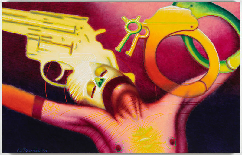Ed Paschke, Santa Caballo, 1988