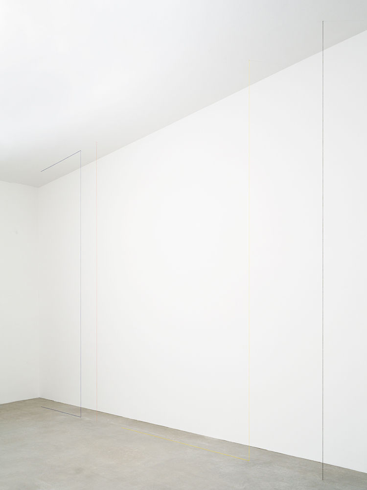 Fred Sandback, Untitled (Four-part Construction), 1981-82, ca.