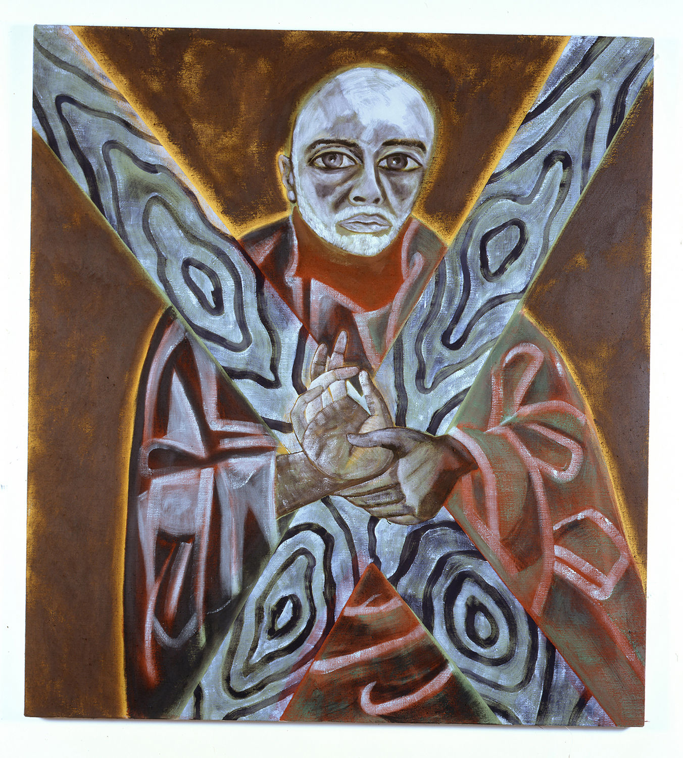 Francesco Clemente, Self-Portrait as St. Andrew, 2011