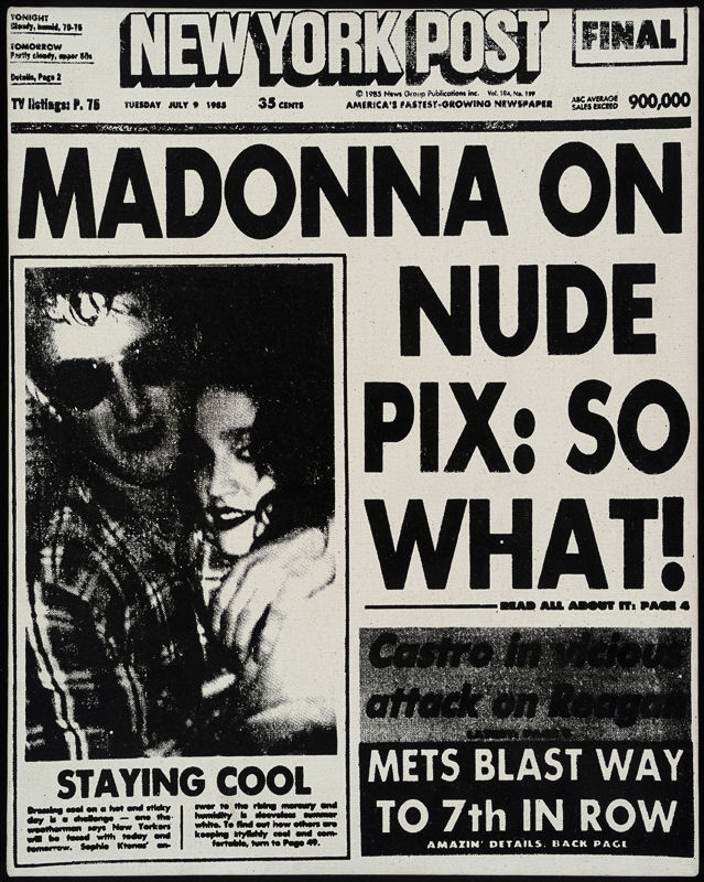 Andy Warhol, Madonna Painting, 1985