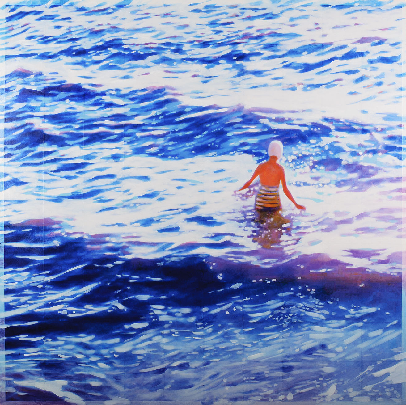 Isca Greenfield-Sanders, Wading (Blue I), 2011