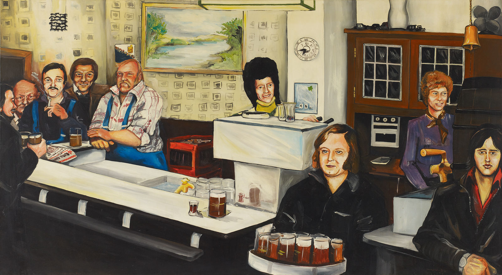 Jörg Immendorff, Die Kunst gehört dem Volk (Art Belongs to the People), 1975