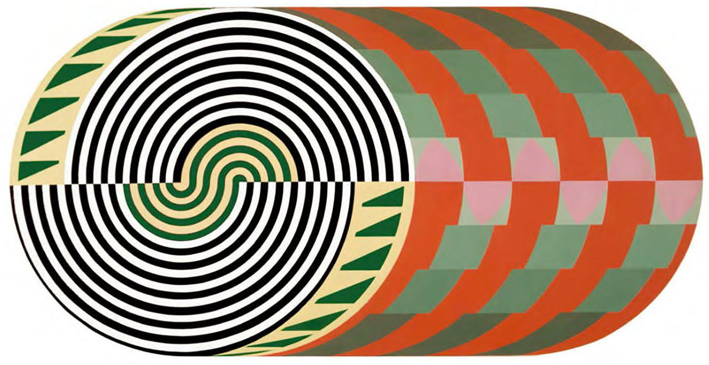 Ronald Davis, Roll Your Own (Zig-Zag), 1963