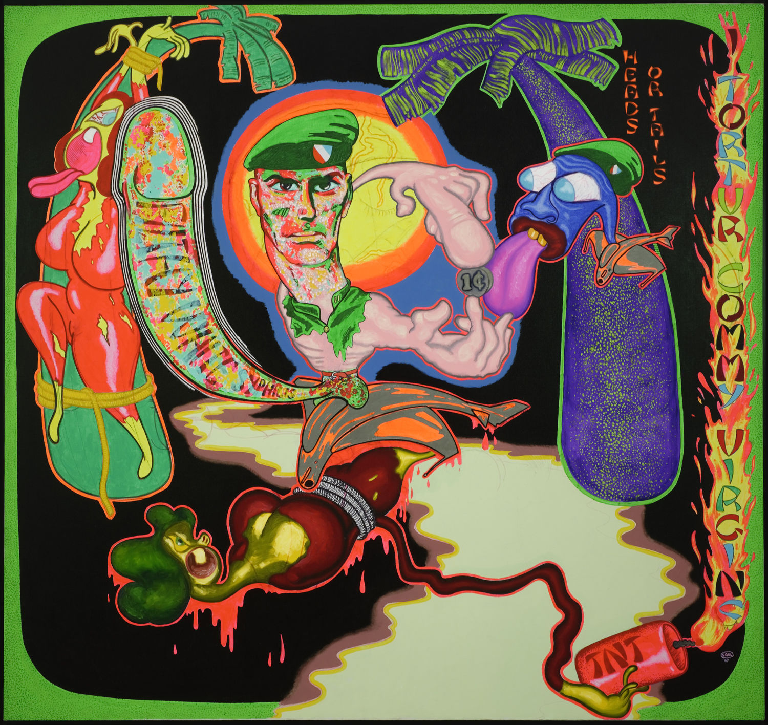 Peter Saul, I Torture Commy Virgins, 1967