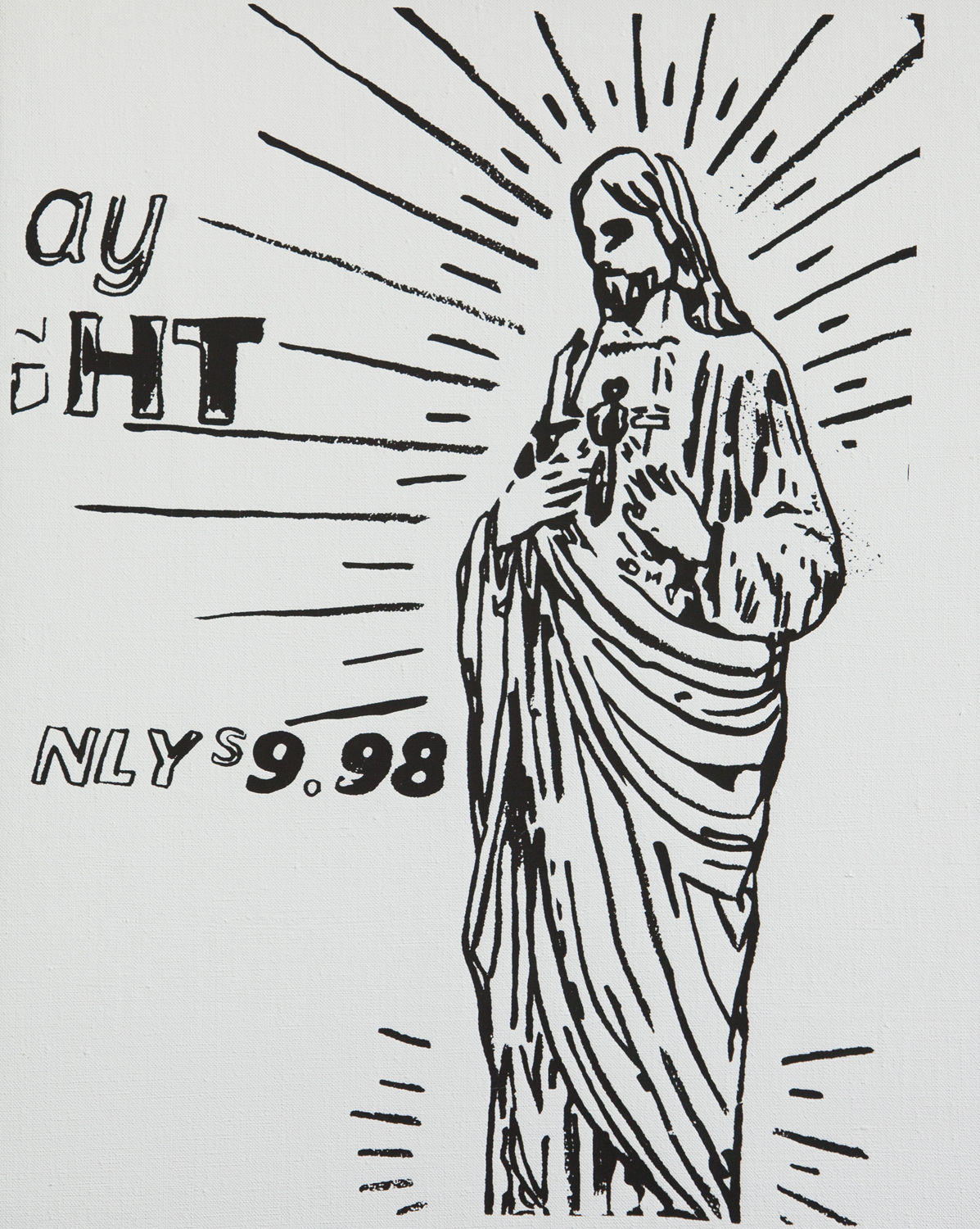 Andy Warhol, Christ $9.98 (Positive), 1985-1986