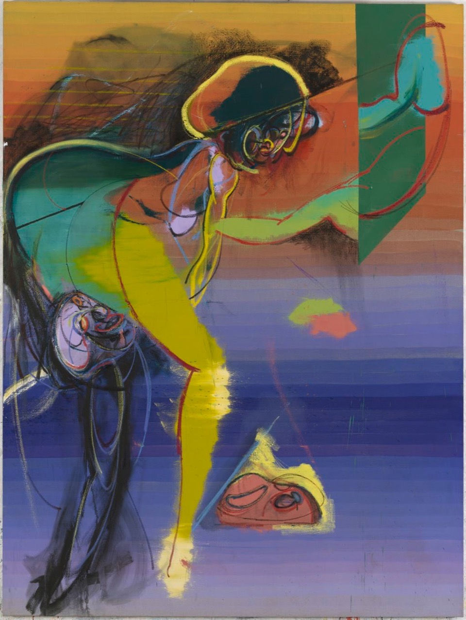 Daniel Richter, Dem Vogel gewidmet, 2017