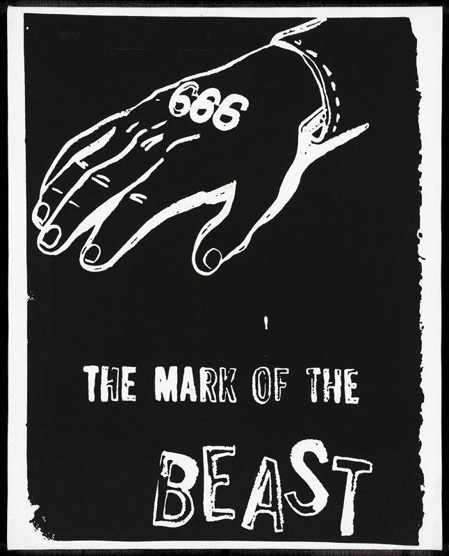 Andy Warhol, Mark of the Beast (Negative), 1985-1986 ca.