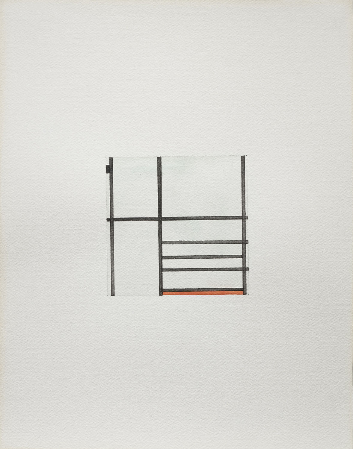 Sherrie Levine, After Piet Mondrian: 17, 1983