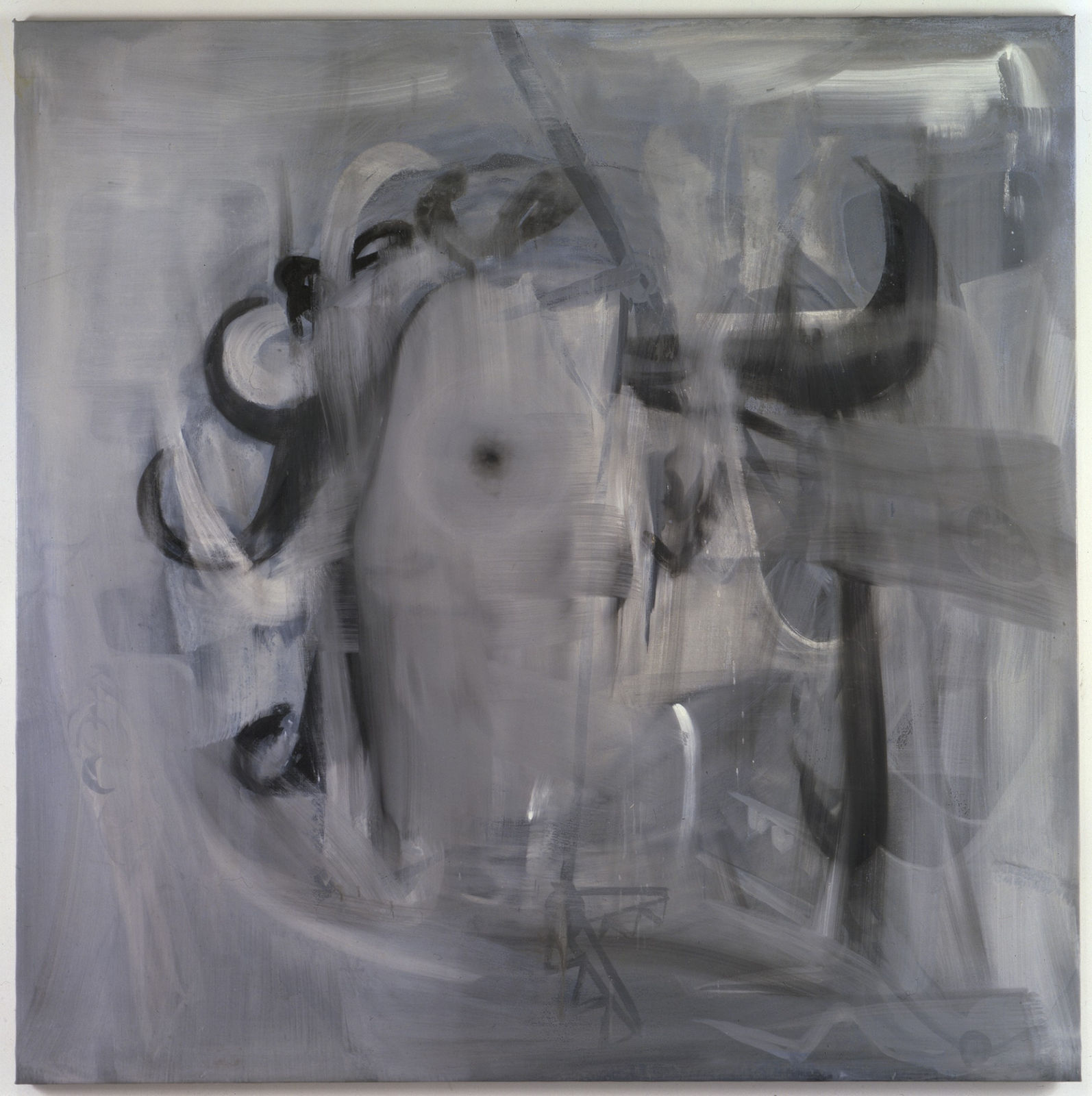 Albert Oehlen, A Bowl Cut (Kugelfrisur), 1998