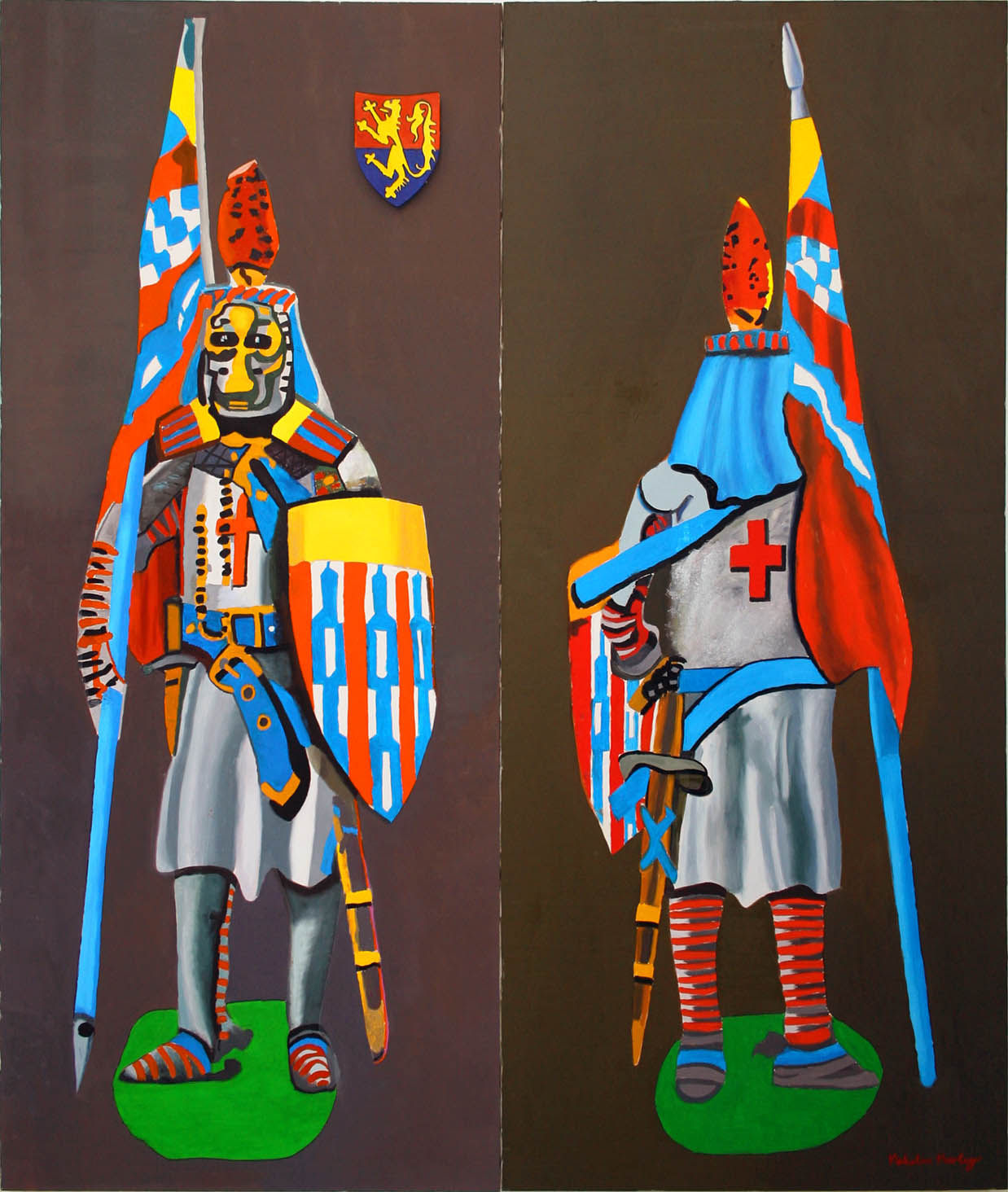 Malcolm Morley, Knight 3, 2016