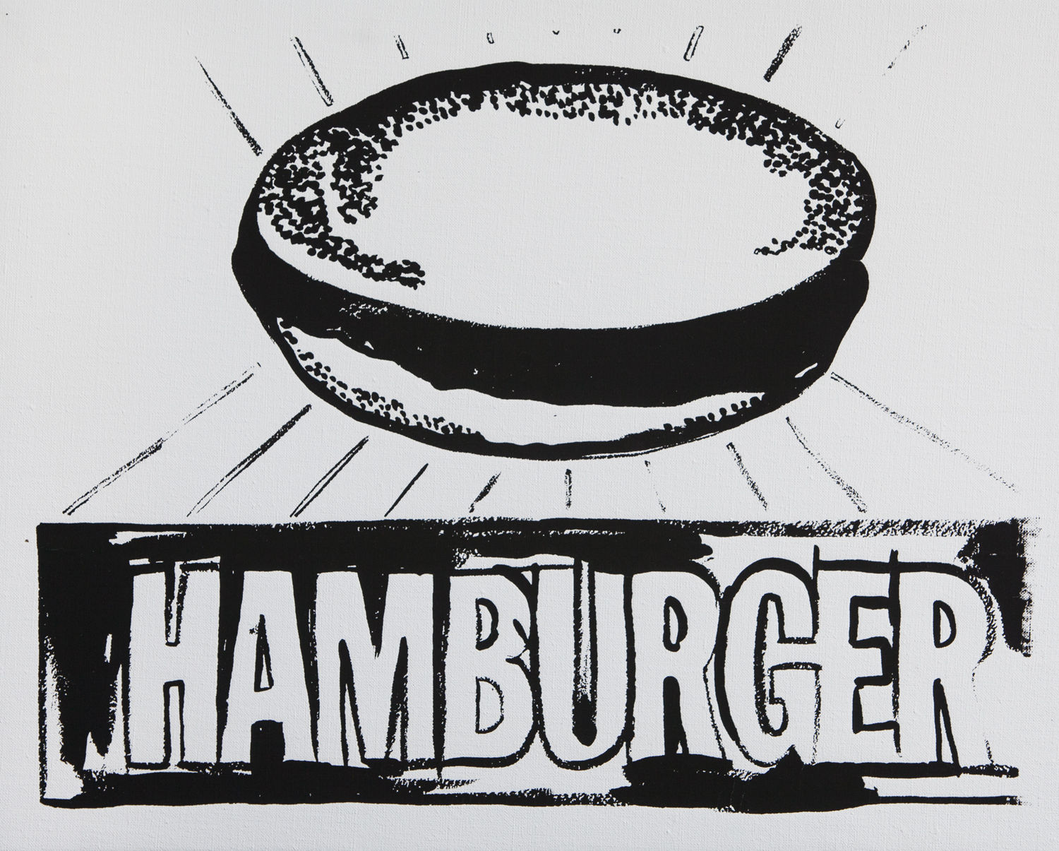 Andy Warhol, Hamburger (Positive), 1985-86