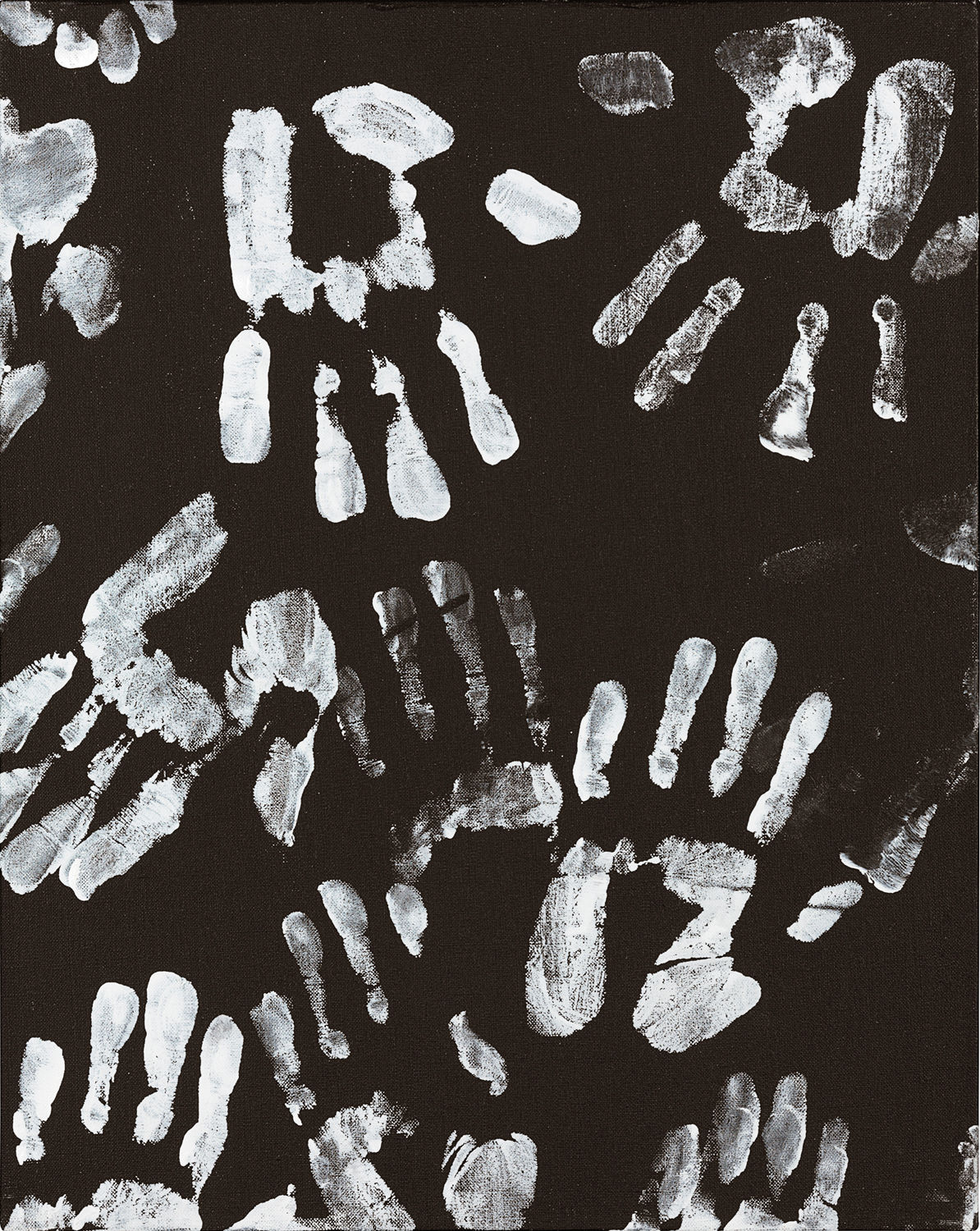 Andy Warhol, Handprints (Negative), 1982