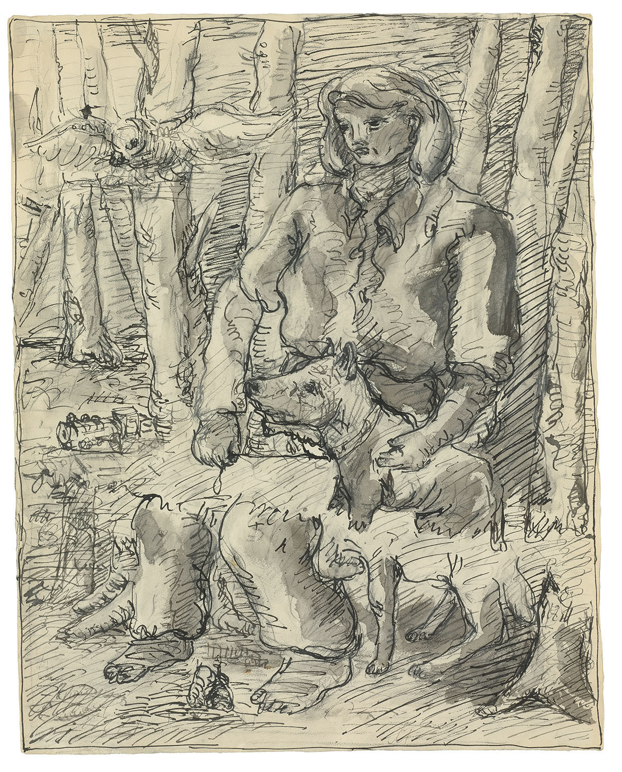 Georg Baselitz, Ohne Titel (Ein neuer Typ) [Untitled (A New Type)], 1966