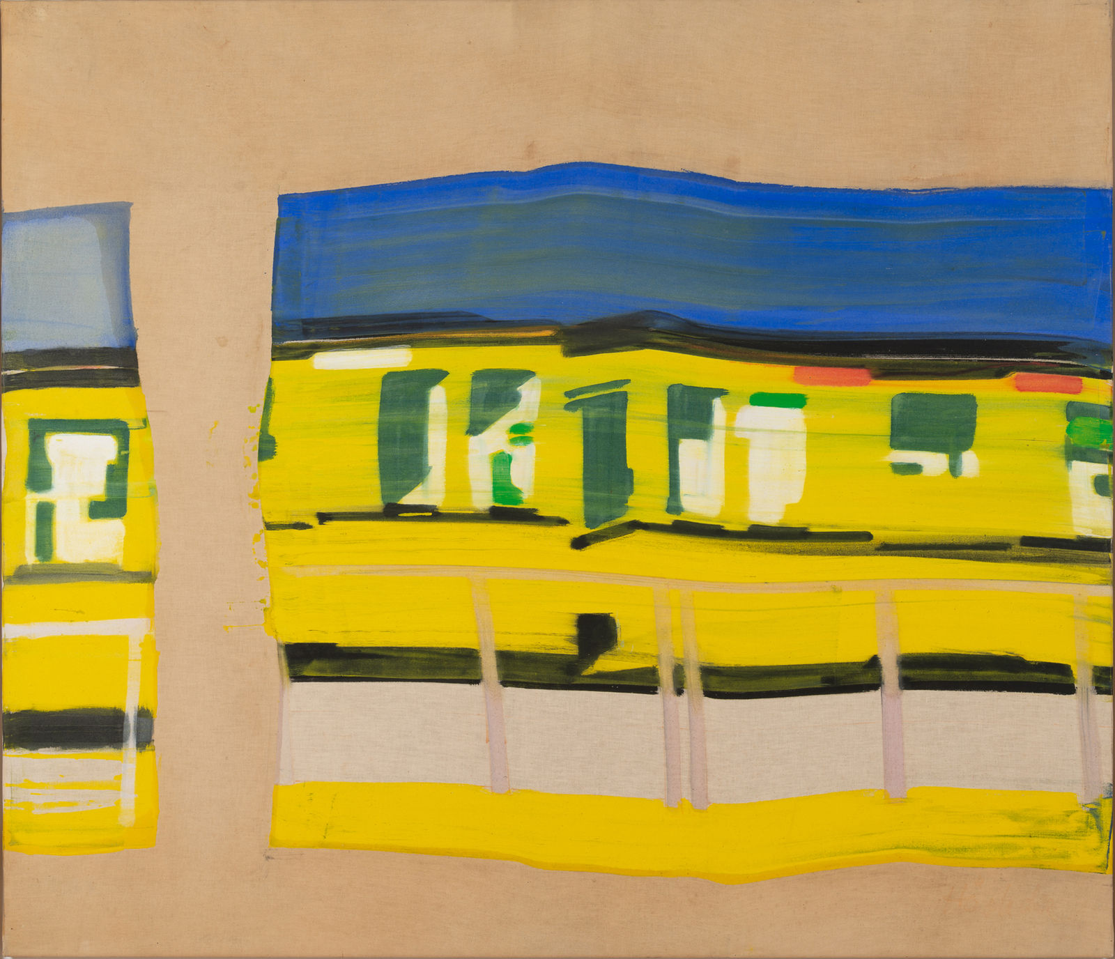 Karl-Horst Hödicke, U-Bahn - Reflektion, ca. 1965