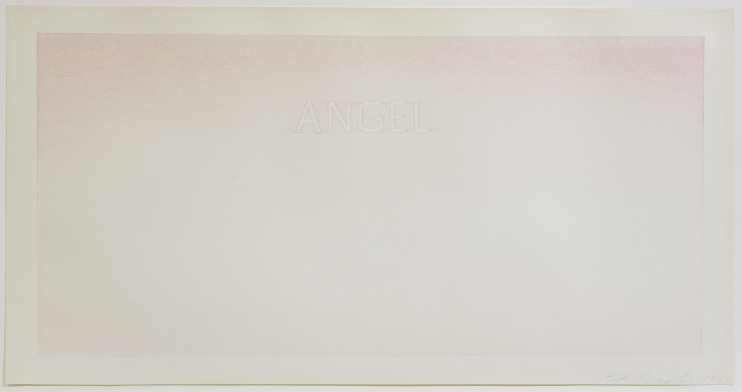 Ed Ruscha, Angel, 1984