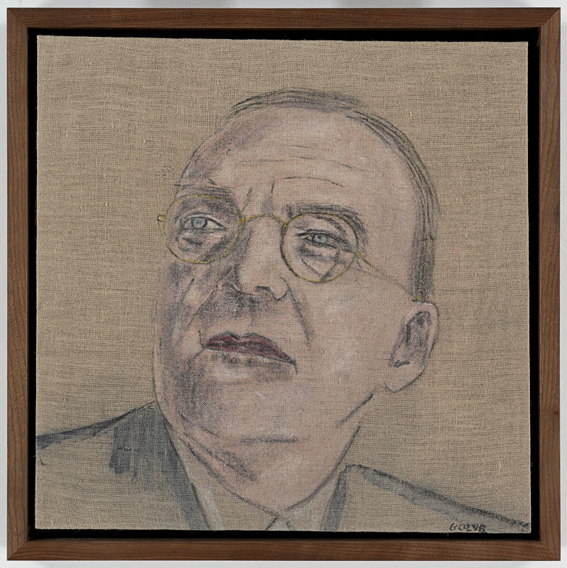 Leon Golub, John Foster Dulles III (1944), 1976
