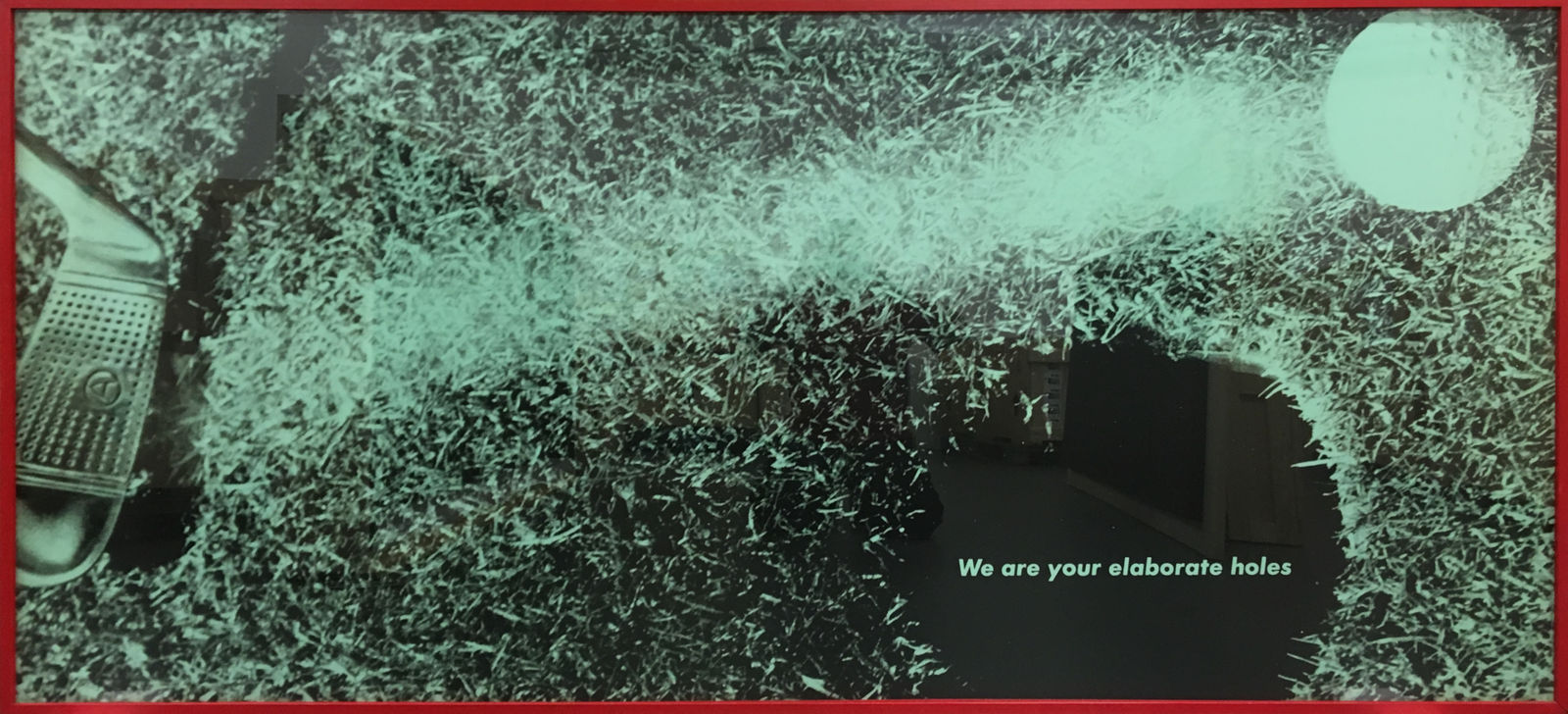 Barbara Kruger, Untitled (We are your elaborate holes), 1986