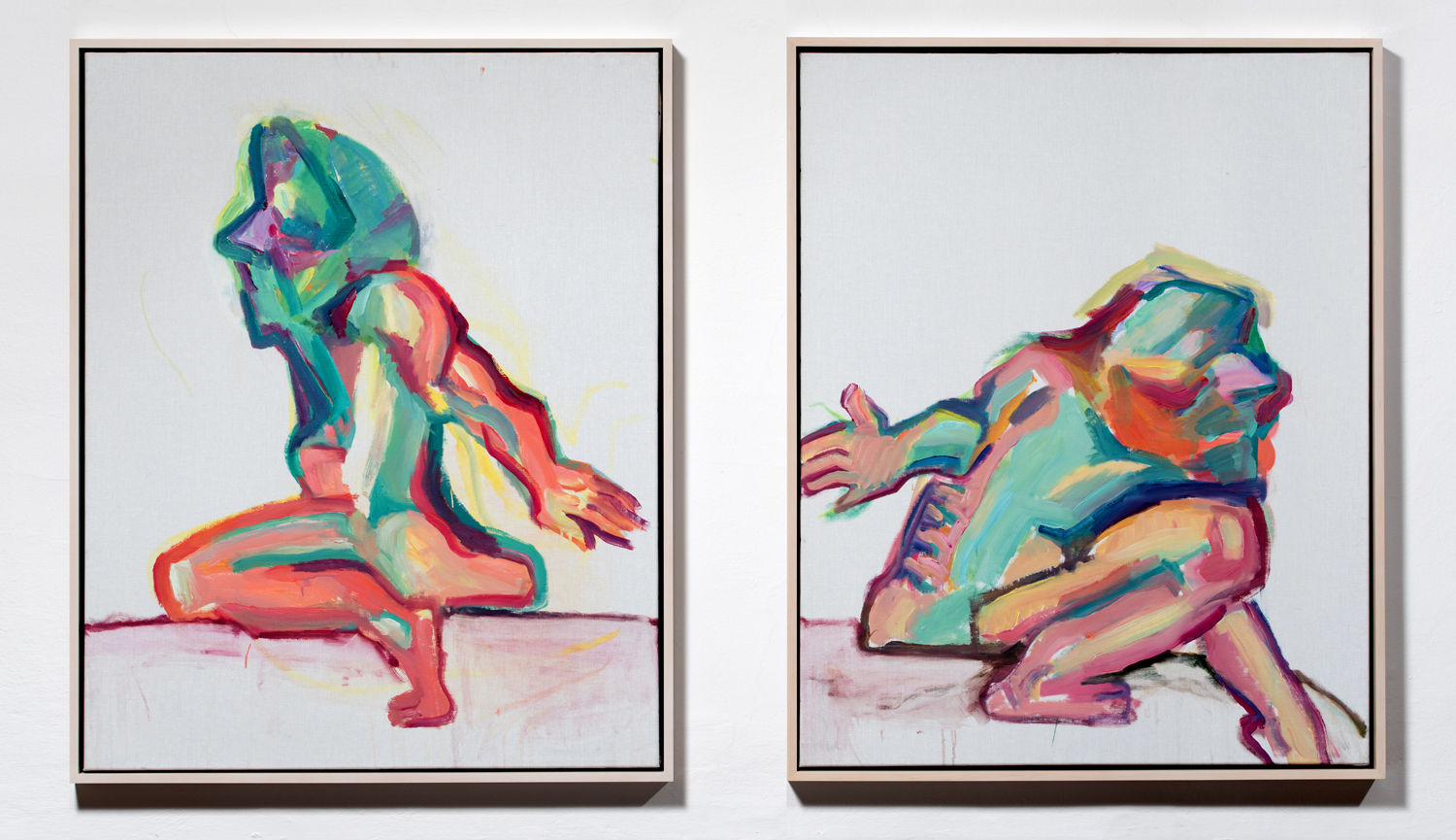 Maria Lassnig, Die Versoehnung (The Reconciliation), 2001/2002