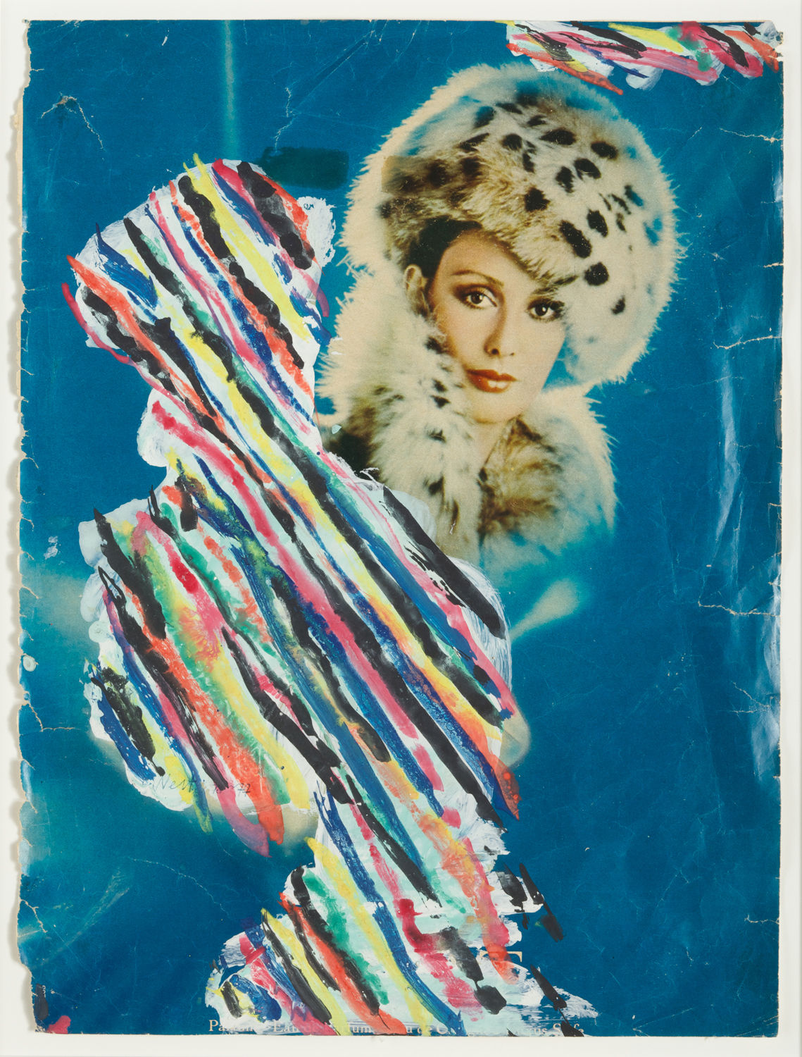 Franz West, Untitled (Lady in fur Hat), 1976-77