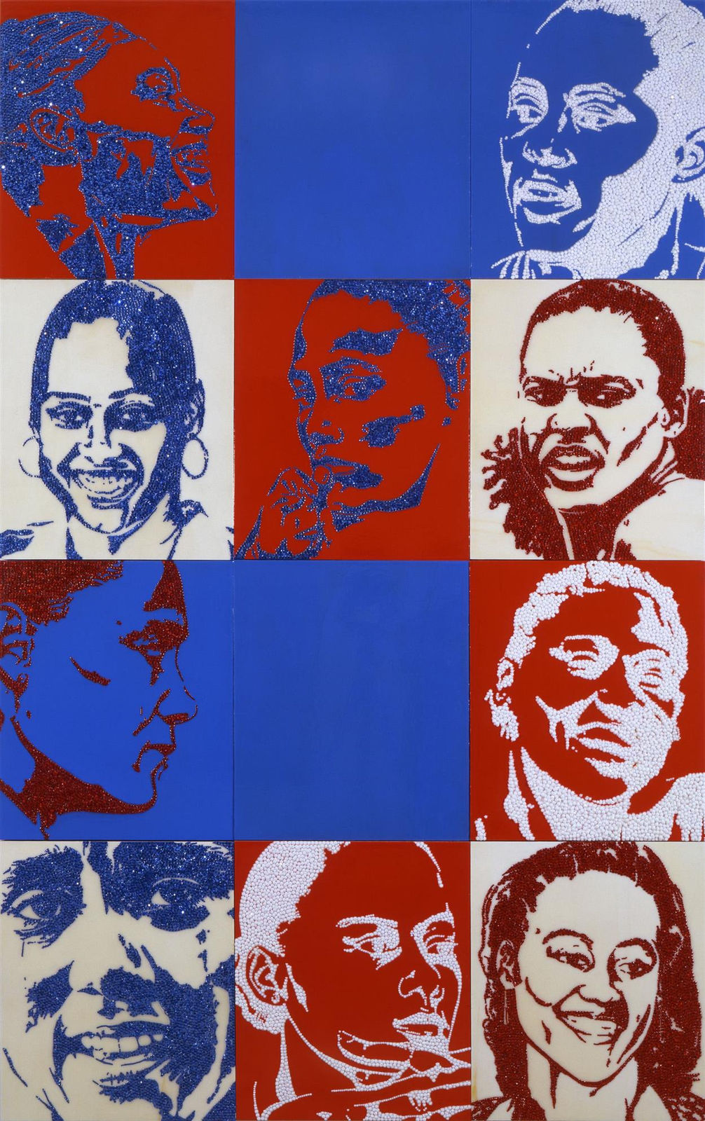 Mickalene Thomas, America the Beautiful, 2008