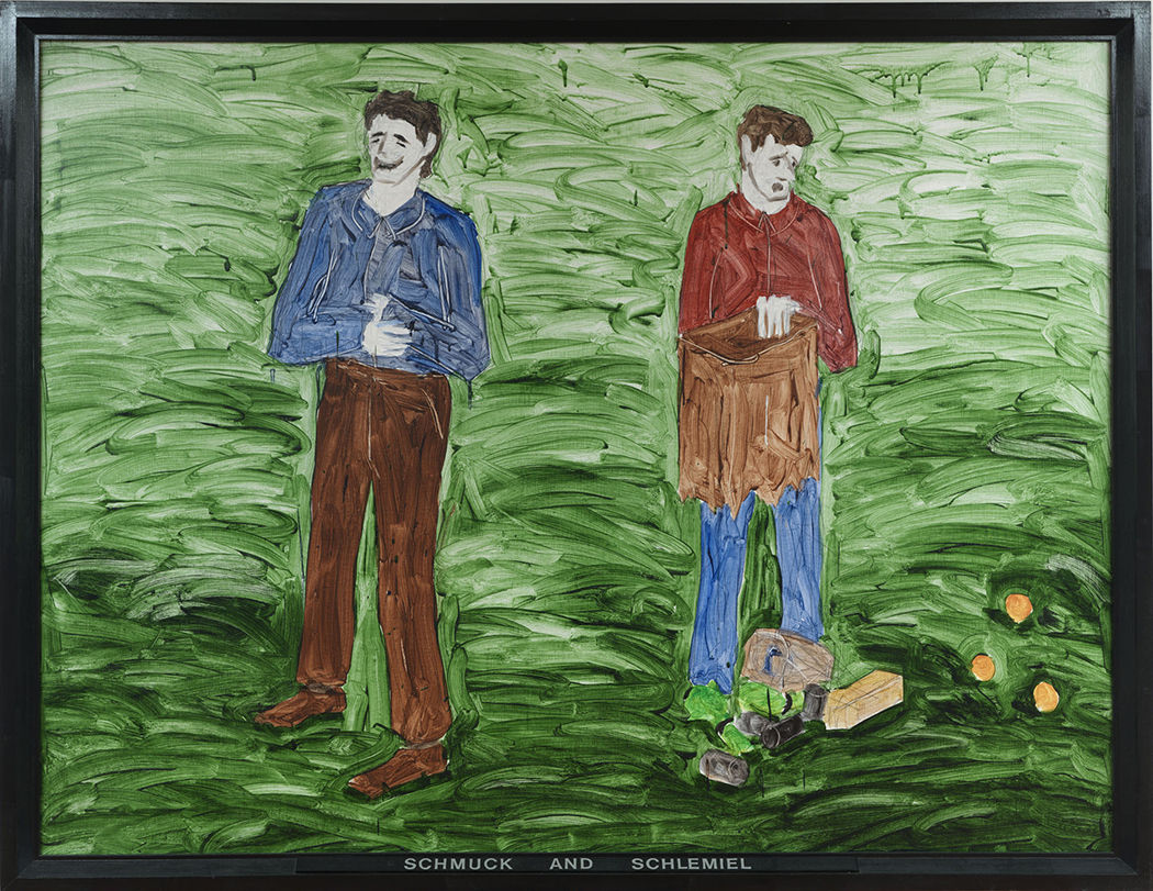 Neil Jenney, Schmuck and Schlemiel, 1969