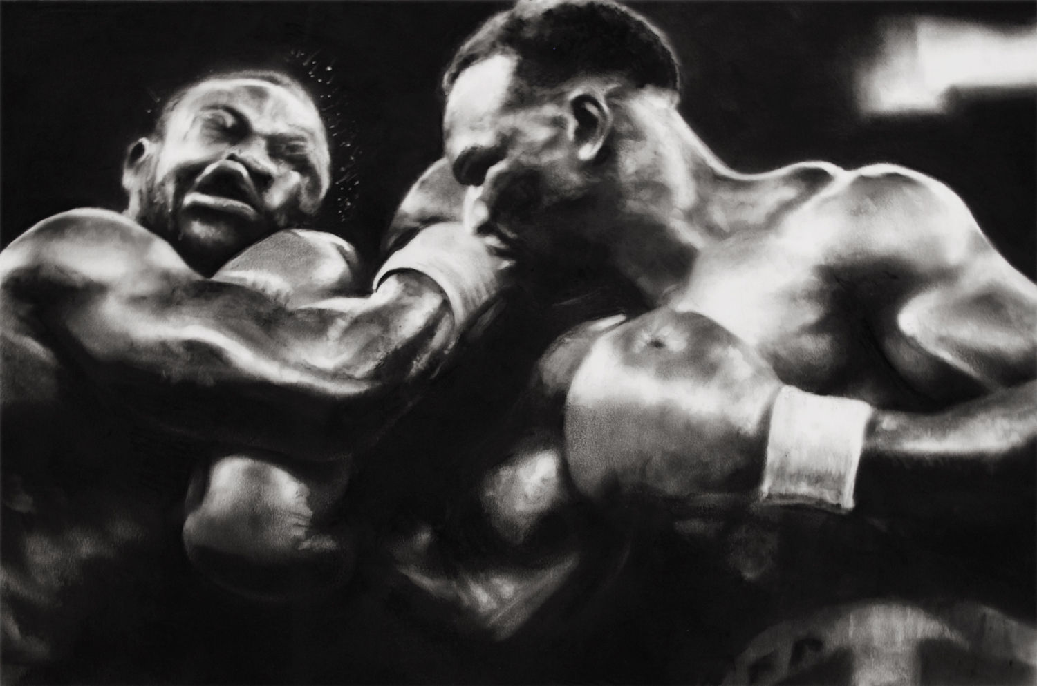 Robert Longo, Study of Boxers, 2012
