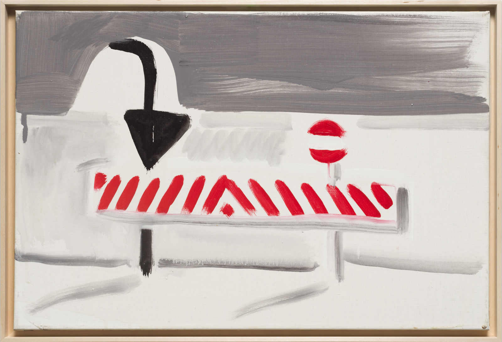 Karl-Horst Hödicke, Kleine Sackgasse (dead end), 1987