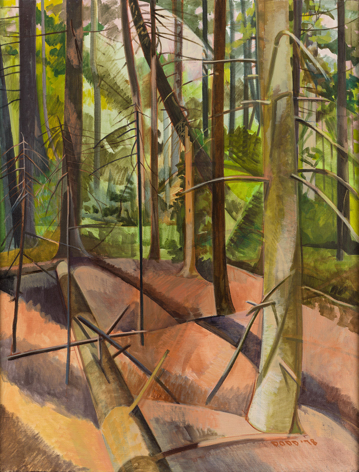 Lois Dodd, Natural Order, 1978