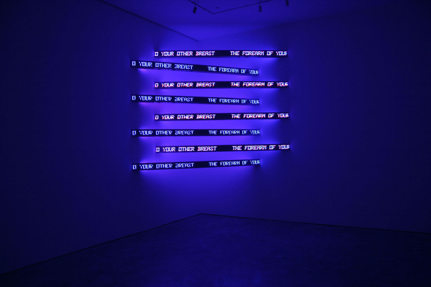 Jenny Holzer, Striped Cross, 2008