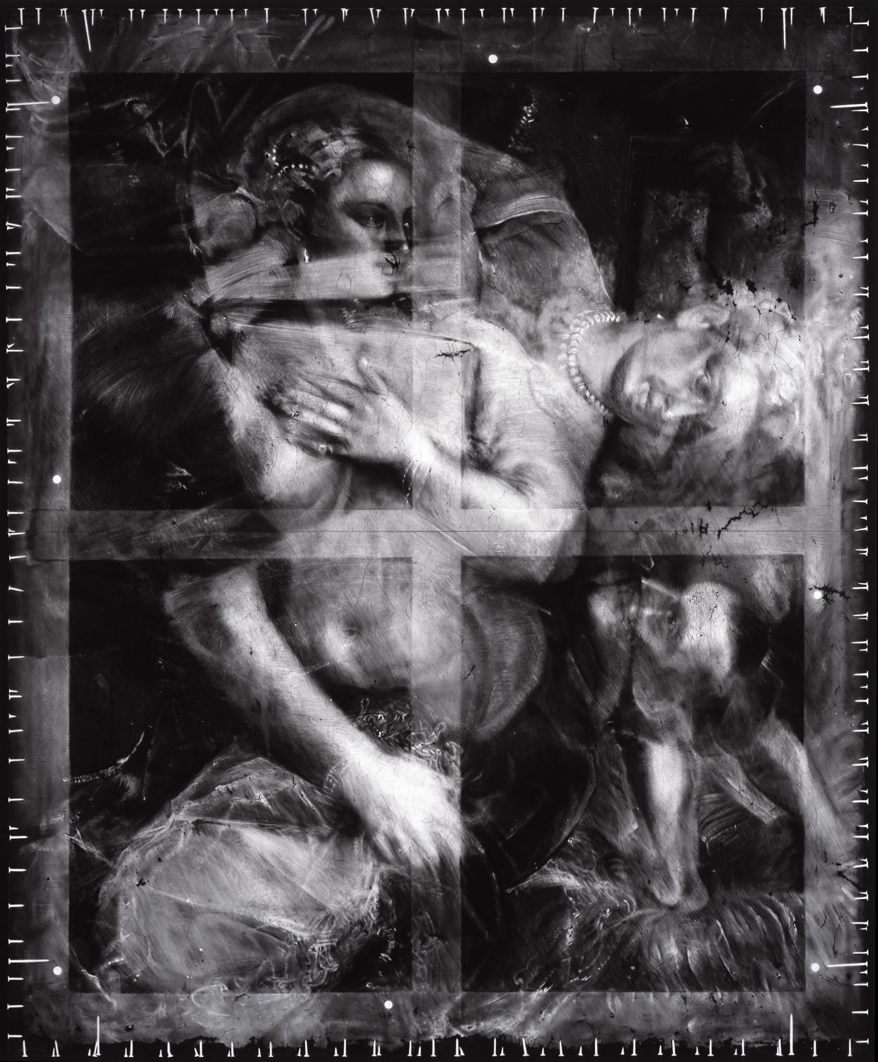Robert Longo, Untitled (X-Ray of Venus with a Mirror, 1555, After Titian), 2016-2017