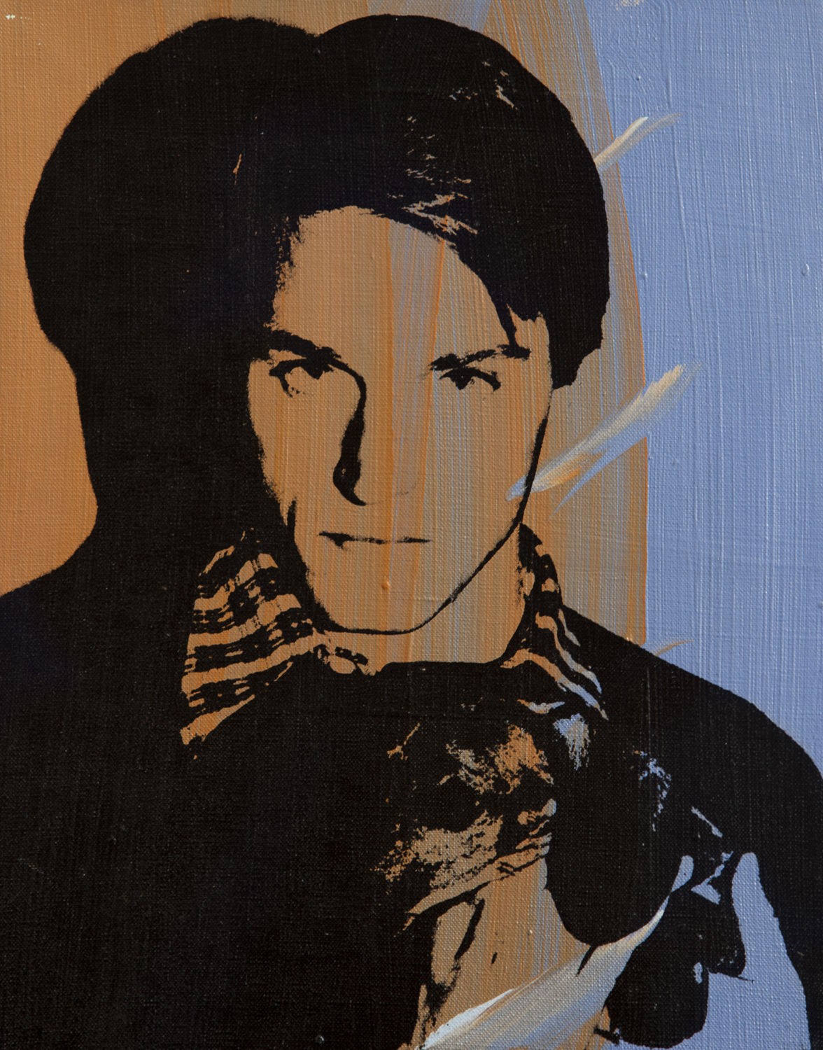 Andy Warhol, Jed Johnson with Dachshund, 1973 ca.