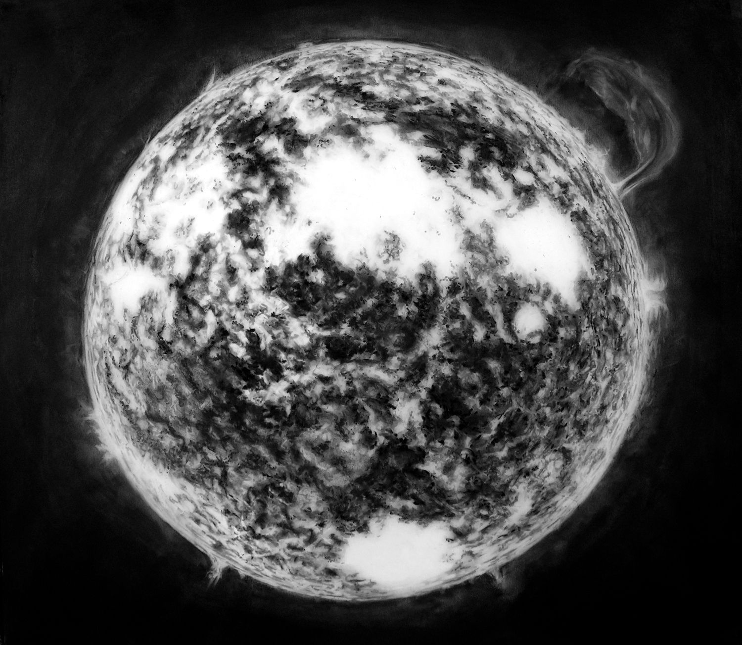 Robert Longo, Study for Hot Sun, 2005