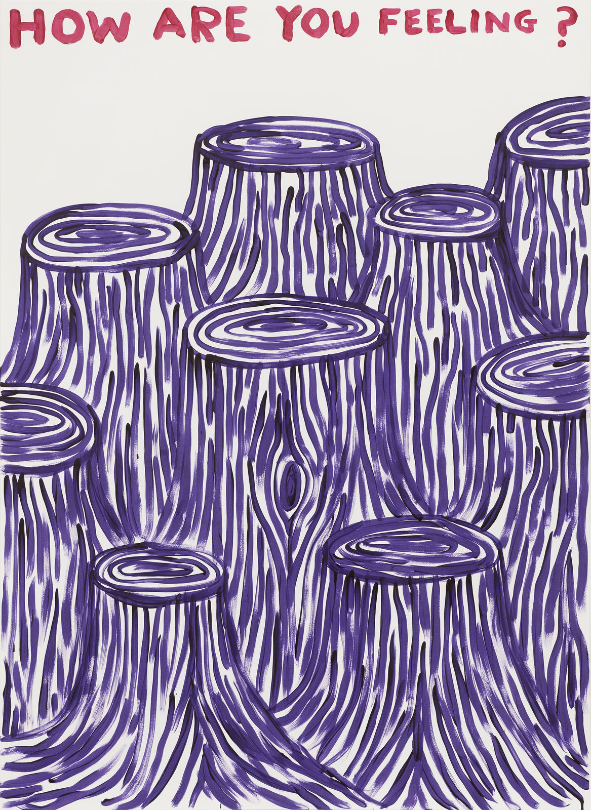 David Shrigley, Untitled (How Are You Feeling?), 2016