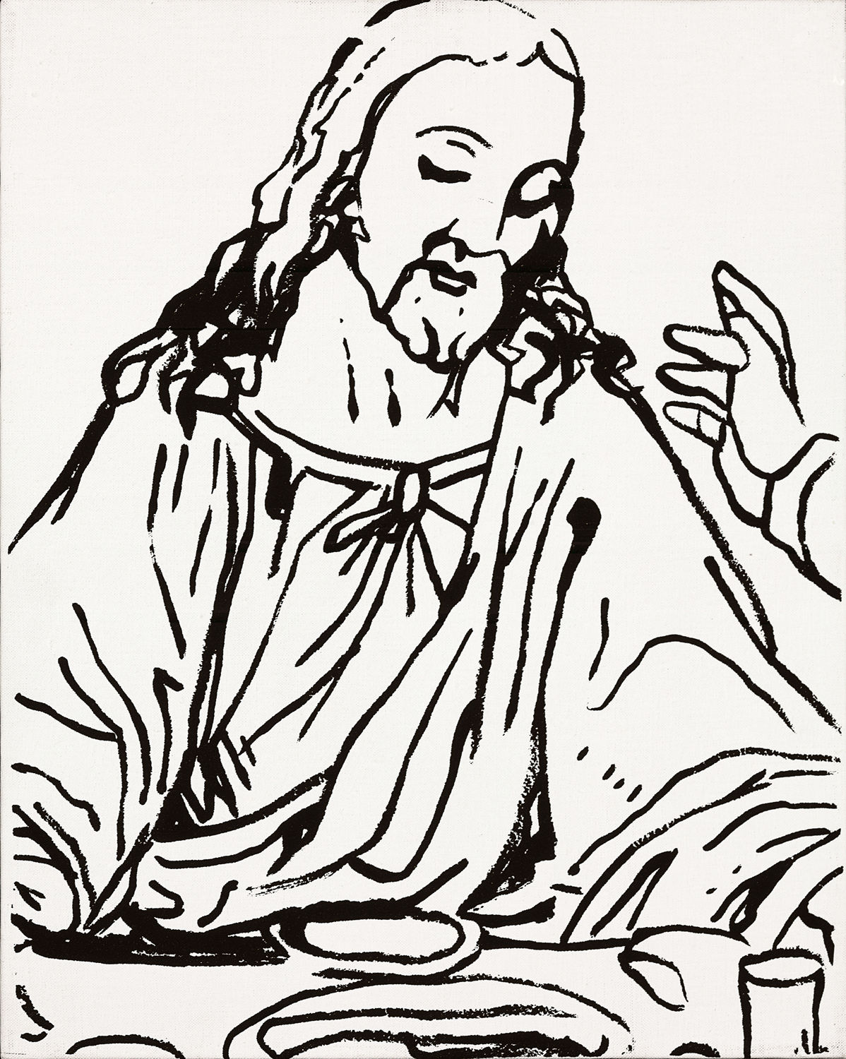 Andy Warhol, Detail of the Last Supper, 1986
