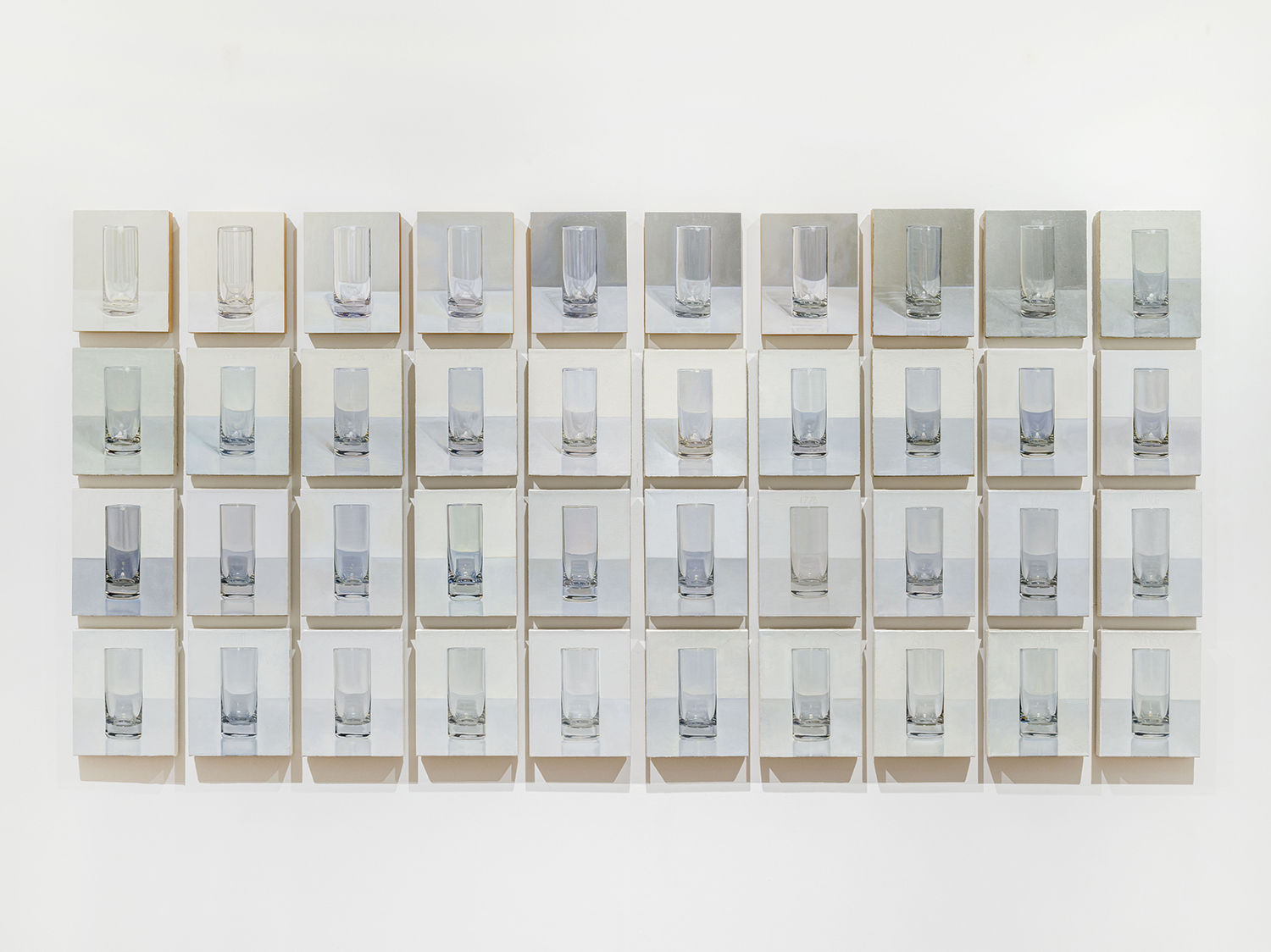 Peter Dreher, Tag um Tag guter Tag (Day by Day good Day), Set 1 (Night), 1974-2013