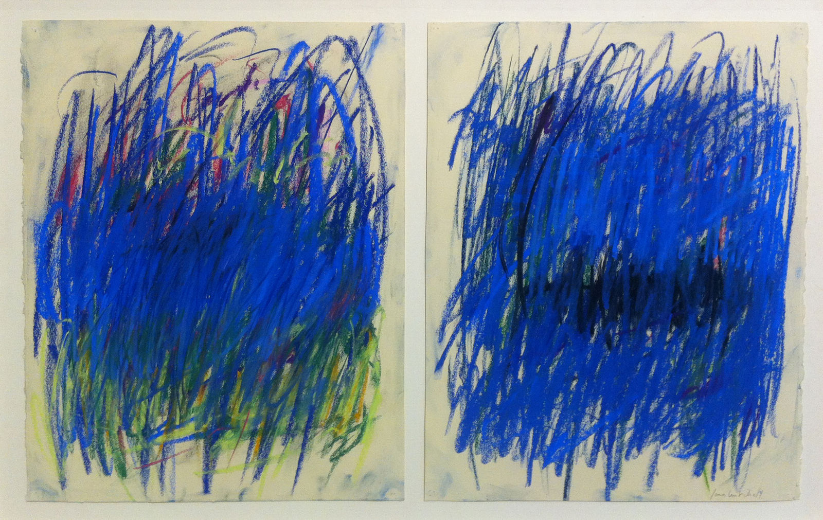 Joan Mitchell, Untitled, Diptych, date unknown