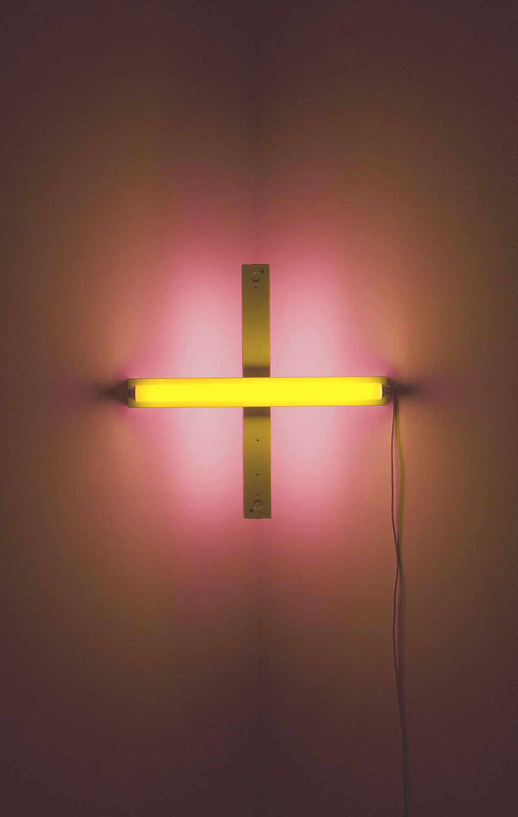 Dan Flavin, Yellow and Pink Flourescent Light, 1969