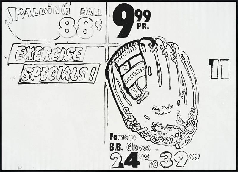 Andy Warhol, Famous B.B. Gloves, 1985/1986