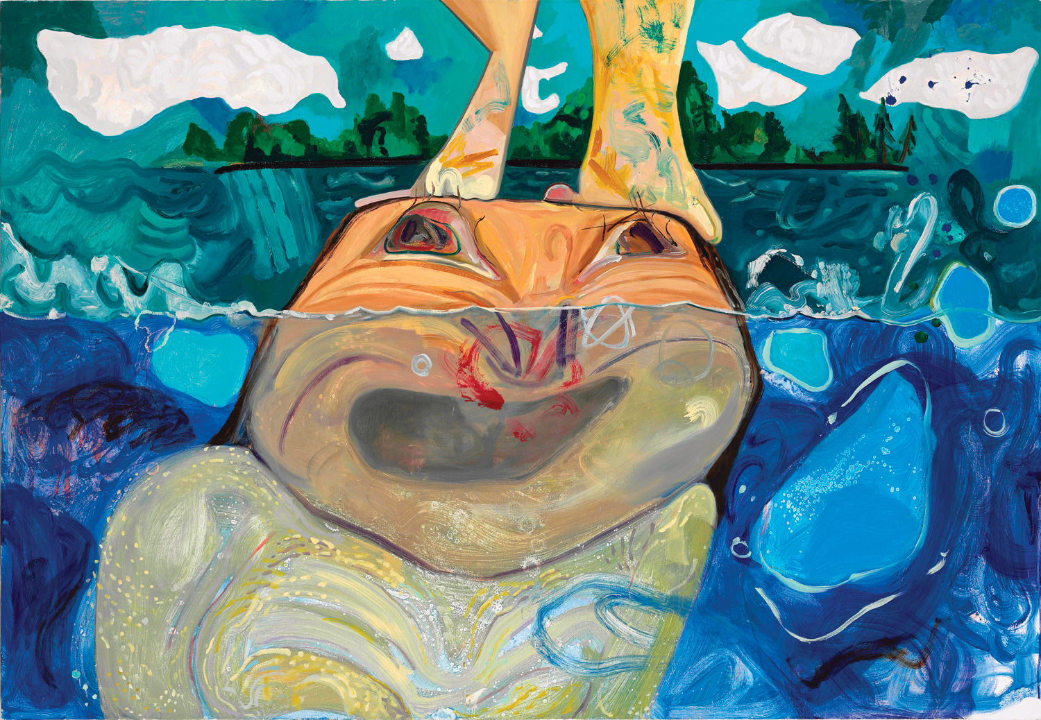 Dana Schutz, Drowning, 2010
